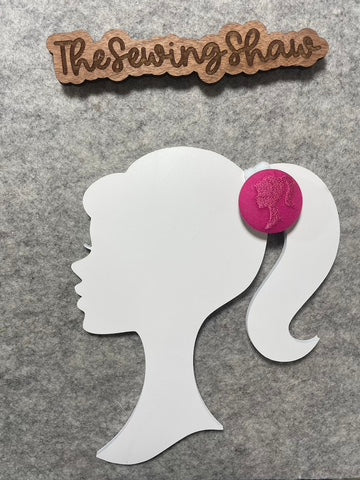 Embroidered Button Hair Tie - Bobbles - Various Designs! (Buy 3, get 1 free!)