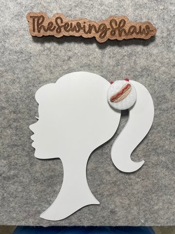 Embroidered Button Hair Tie - Bobbles - Various Designs! (Buy 3, get 1 free!)