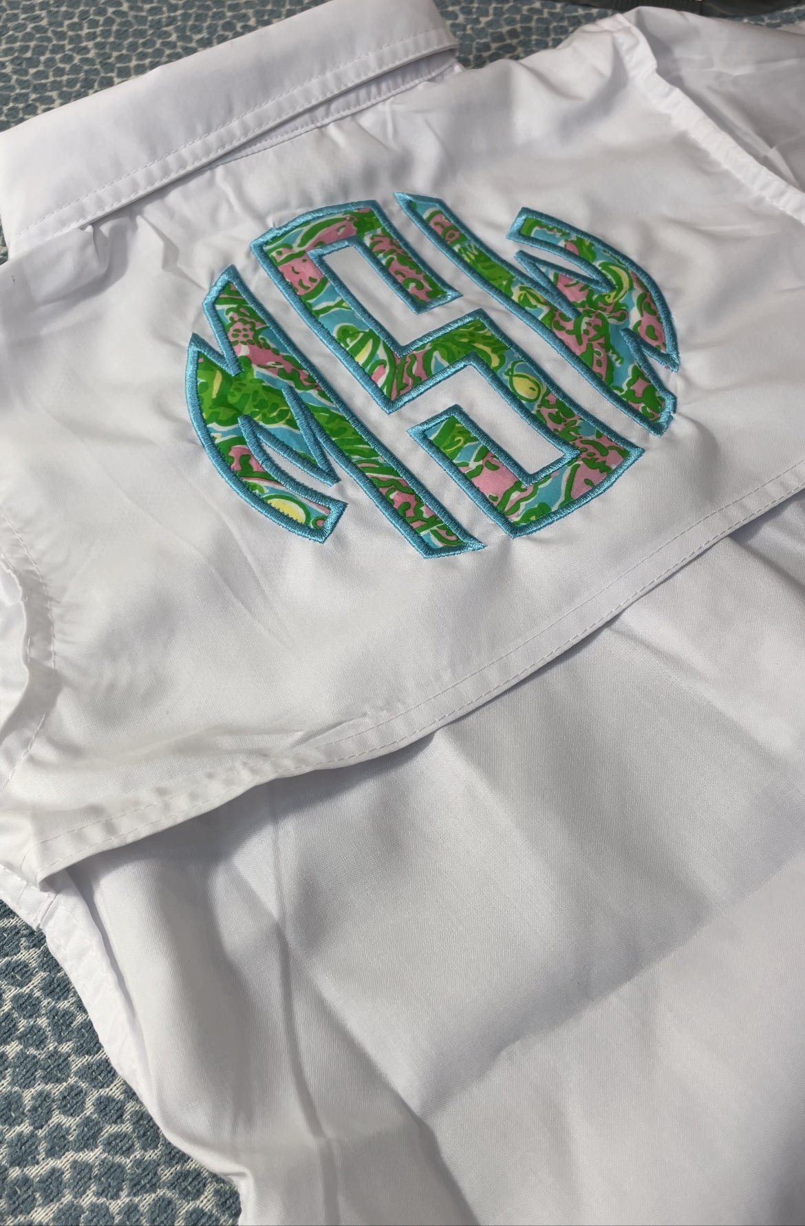 Children's Fishing Shirt with Custom Embroidery