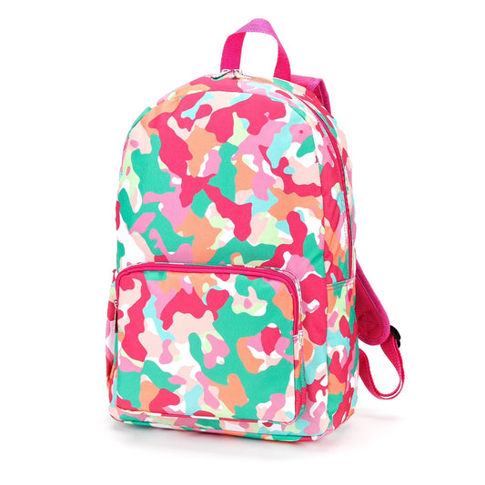 Custom Embroidered Pink Camo Bookbag - Free Shipping!